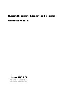 AxioVision Users Guide