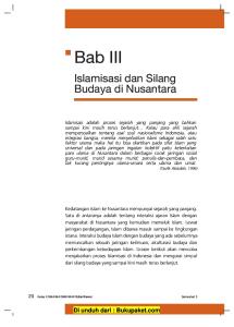 Bab 3 Islamisasi Dan Silang Budaya Di Nusantara (1)
