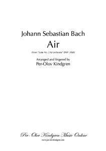Bach - Air Per-Olov Kindgren