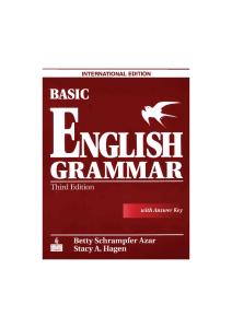 Basic English Grammar 3rd Edition- AZAR - HAGEN