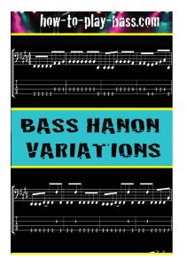 Bass Hanon Variations (OK)