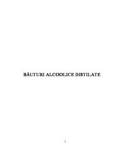 BAUTURI ALCOOLICE DISTILATE