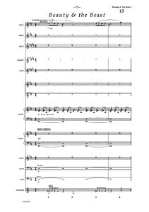 Beauty and the Beast - Full Orchestra Score