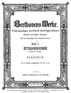 Beethoven Symphony No 5 Op 67