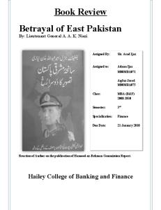 Betrayal of East Pakistan 2003