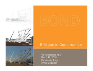 BIM Use in Construction Presentation