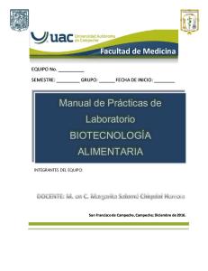 Biotecnología Alimentaria-manual de Prácticas-2017