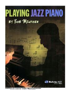 Bob Mintzer Playing Jazz Piano