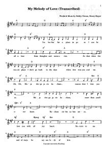 Bobby Vinton - My Melody of Love (Transcribed).pdf