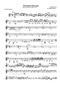 Bohemian Rhapsody - Saxophone Baryton