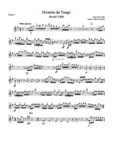 Bordel 1900 - Flute 1 astor piazzolla