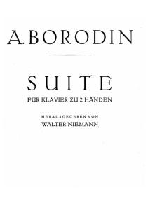 Borodin - Petite Suite