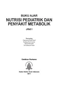 Buku Ajar Nutrisi Dan Penyakit Metabolik Anak