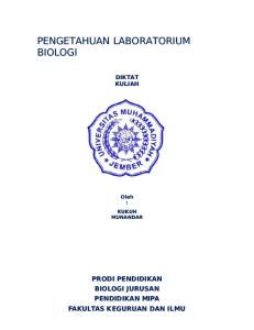 Buku Pengetahuan Laboratorium Biologi