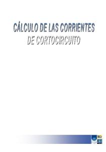 Calculo de Las Corrientes de Cortocircuito