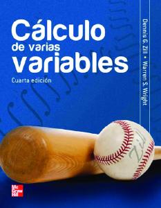 Calculo  Varias Variables Zill 4th