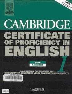 Cambridge English First 2 Student's Book With Answers