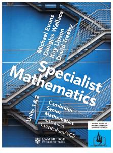 Cambridge Specialist Mathematics Units 1 2 AC VCE Complete Book PDF