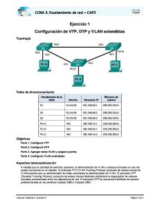 CAP2 - Lab1 - Configuración de VTP, DTP y VLAN Extendidas