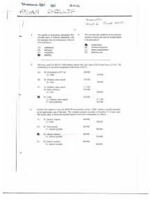 cape accounts unit 1: 2010 mc