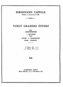 Capelle, Ferdinand - 20 Grand Etudes Vol. 2