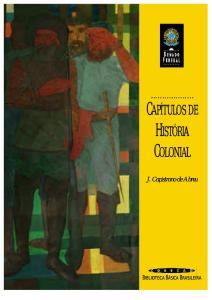 Capítulos Da História Colonal (1500-1800) J. CAPISTRANO de ABREU