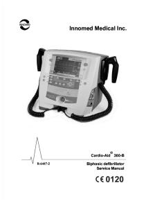 Cardio Aid 360B Manual de Servicio