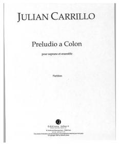 Carrillo - Preludio a Colon - Full Score