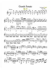 Carulli - Sonata Op 16