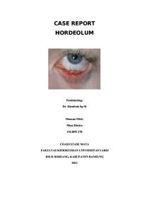 Case Report Hordeolum