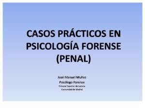 Casos Prácticos en Psicología Forense i