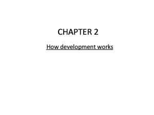 Chapter 2 How Development Works