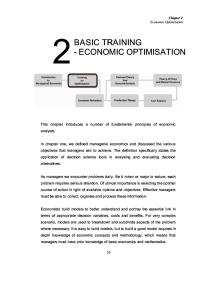 Chapter 2 in managerial economic