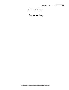 Chapter 4 - Forecasting Solution Manual.doc