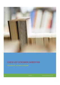 CHECK LIST  DOKUMEN AKREDITASI 2016.pdf