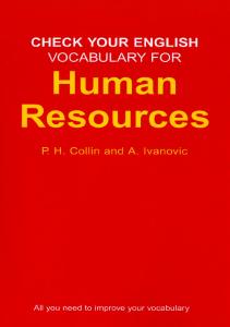 check your english vocabulary for human resources  www