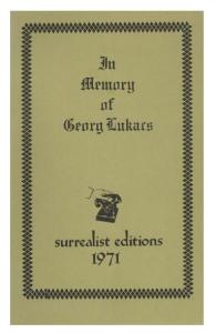 Chicago Surrealists: In Memory of Georg Lukacs