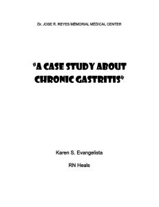 chronic gastritis case study