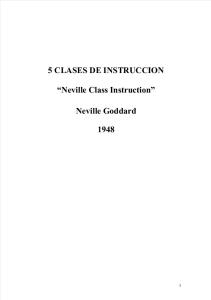 Cinco Clases de 1948- Neville Goddard