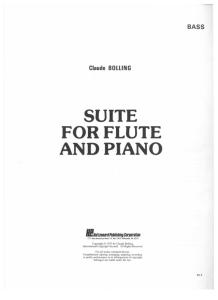 Claude Bolling - suite for flute and jazz piano trio - 1973 bass.pdf