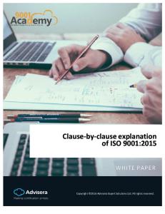 Clause by Clause Explanation of ISO 9001 2015 En
