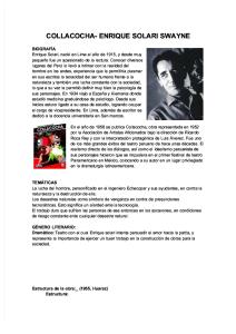 Collacocha-Enrique Solari Swayne: Biografía