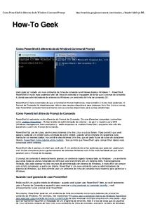 Como PowerShell é diferente da do Windows Command Prompt.pdf