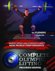 Complete Olympic Lifting - Program Manual - Wil Fleming