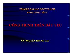 Cong Trinh Tren Nen Dat Yeu - Nguyen Thanh Dat