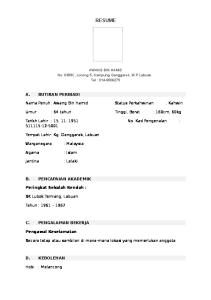 Contoh Resume Ringkas Bahasa Melayu