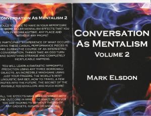 Conversation as Mentalism by Mark Elsdon (PDF) Vol.2