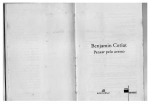 Coriat, Benjamin (1994) - Pensar Pelo Avesso