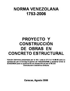 COVENIN-1753-2006_Proyecto_y_contruccion_de_obras_en_concreto