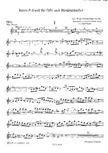 Cpe Bach d Minor Flute Concerto